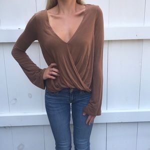Long sleeve soft and sexy top